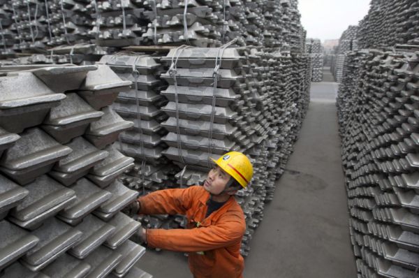 Увеличение производства алюминия в Китае